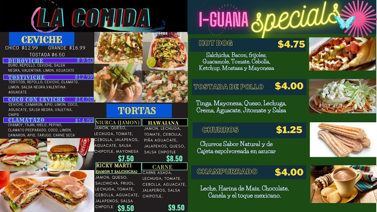 I-Guana Ice Cream Photo Menu 1