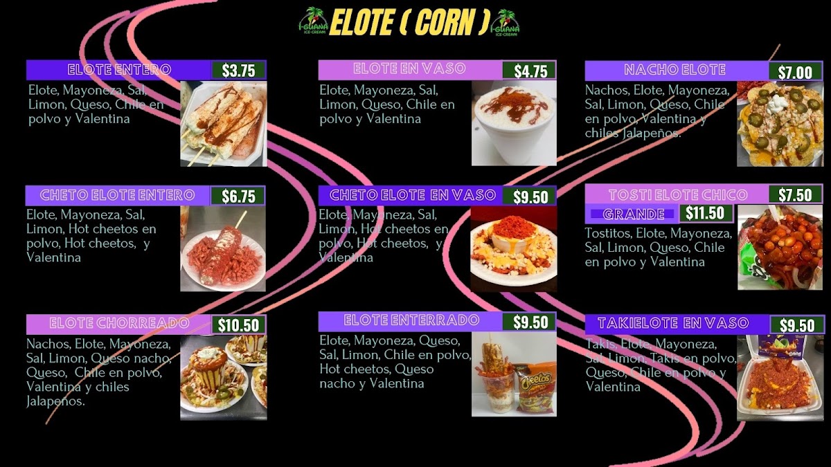 I-Guana Ice Cream Photo Menu 4