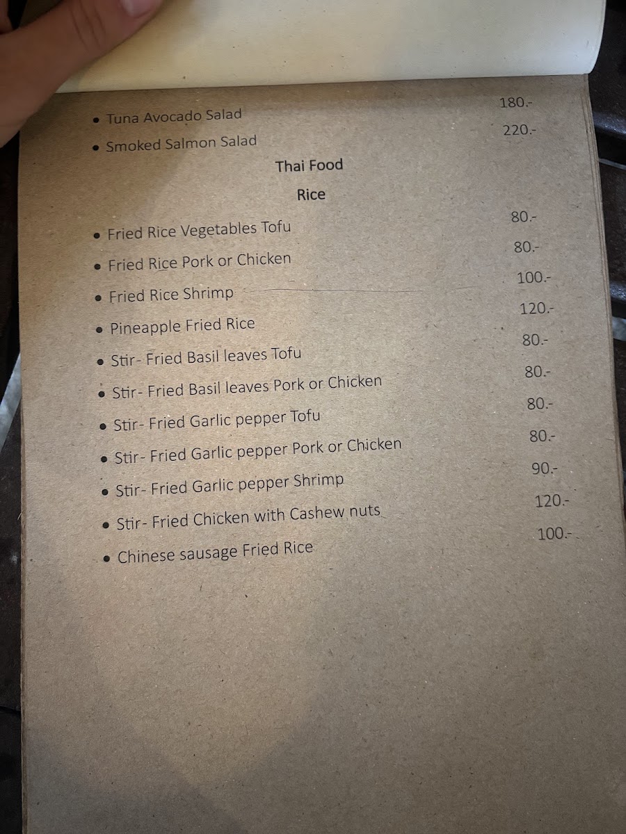 Ta-lah coffee&restaurant Photo Menu 2