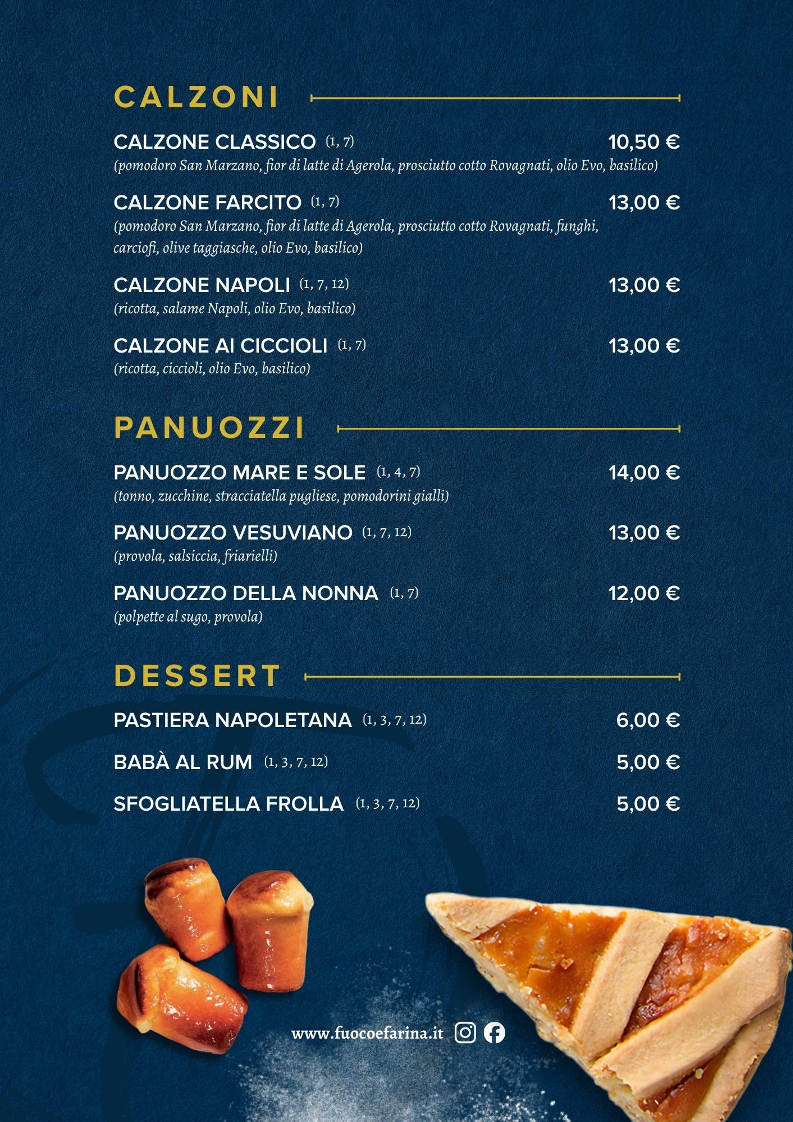 Fuoco & Farina Photo Menu 4