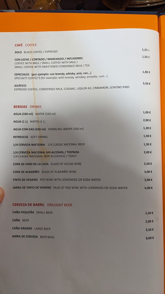 Restaurante El Poli Photo Menu 2