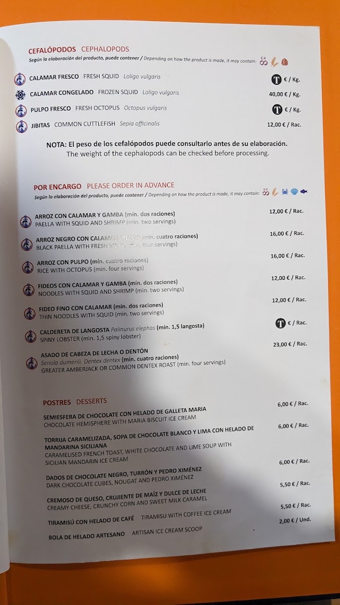 Restaurante El Poli Photo Menu 3