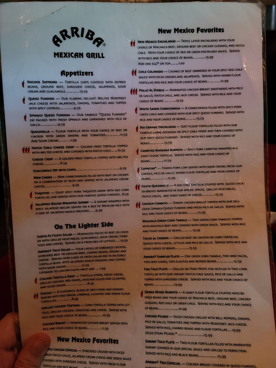 Arriba Mexican Grill Photo Menu 4