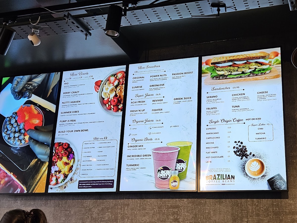 Acai Berry Photo Menu 3