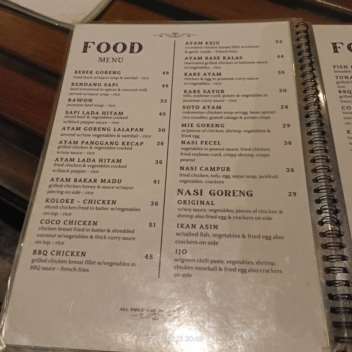 Warung Mangga Madu Photo Menu 7