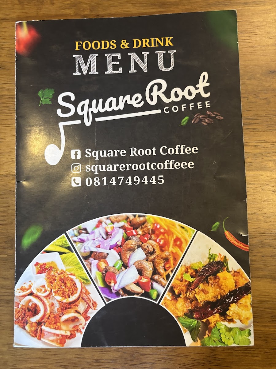 Square Root Coffee Photo Menu 7