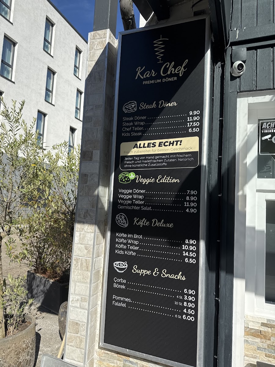 Kar Chef - Premium Döner Photo Menu 1