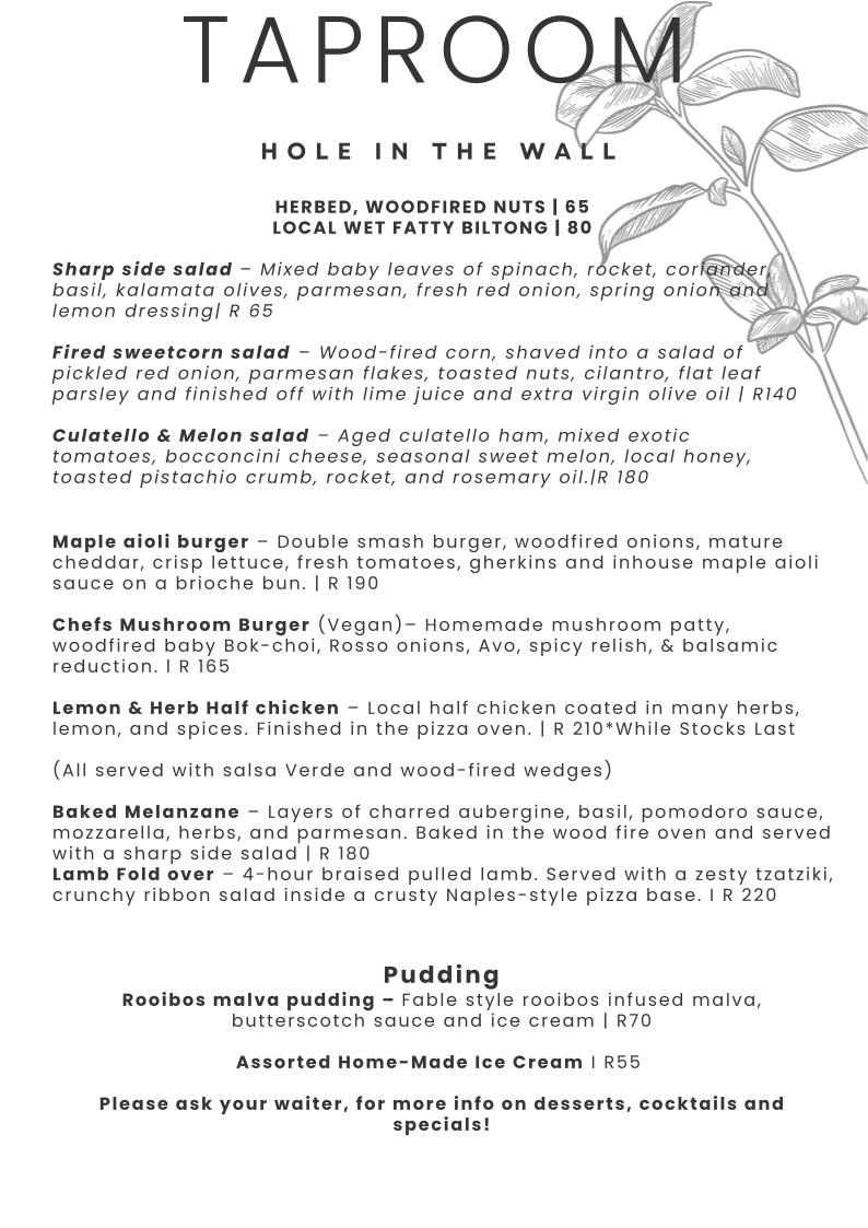 Midlands Fable Taproom Photo Menu 4