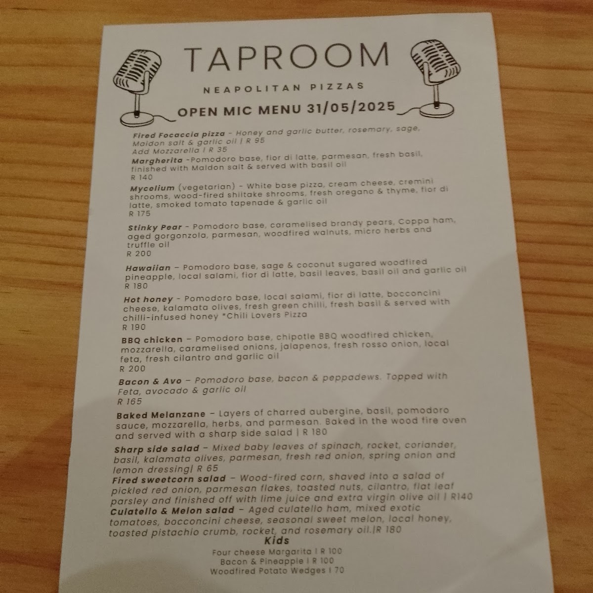Midlands Fable Taproom Photo Menu 6