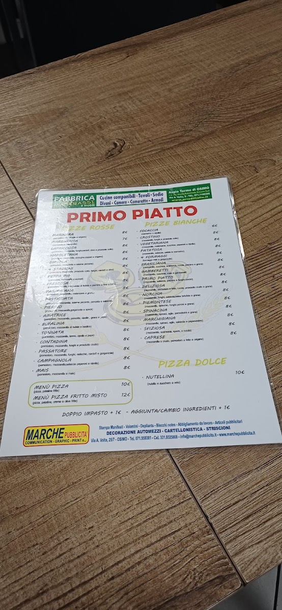 Primo Piatto - No al progresso gastronomico Photo Menu 6