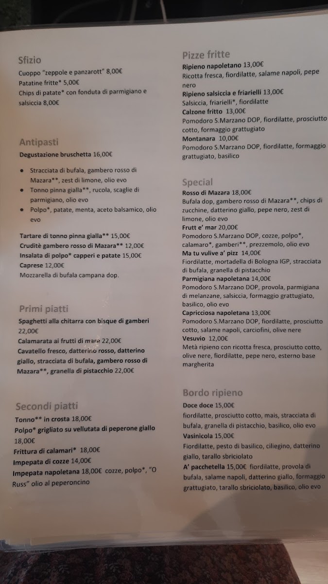 Pizzeria Miramare Photo Menu 3