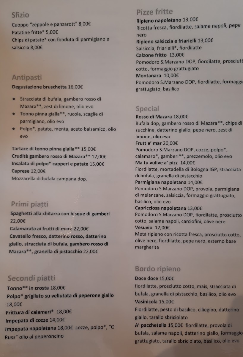 Pizzeria Miramare Photo Menu 6