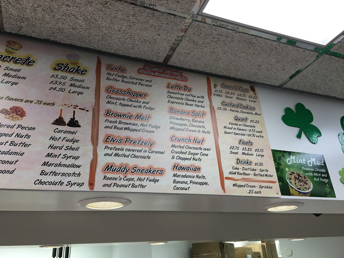 Silky's Frozen Custard Photo Menu 3