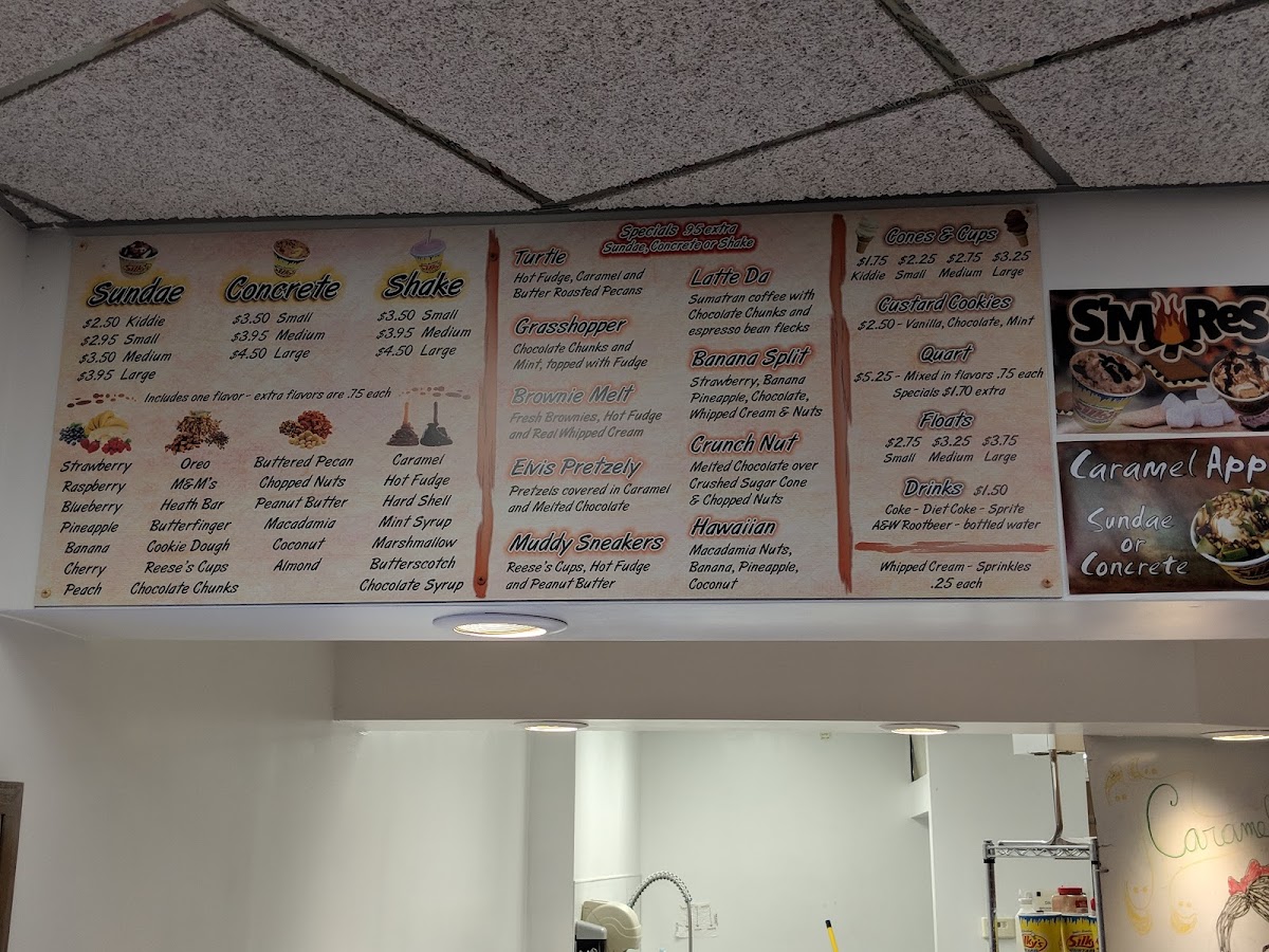 Silky's Frozen Custard Photo Menu 4