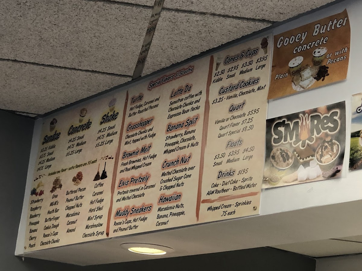 Silky's Frozen Custard Photo Menu 6