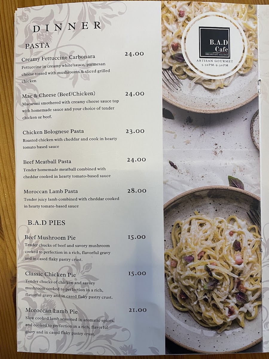 B.A.D Cafe Photo Menu 9