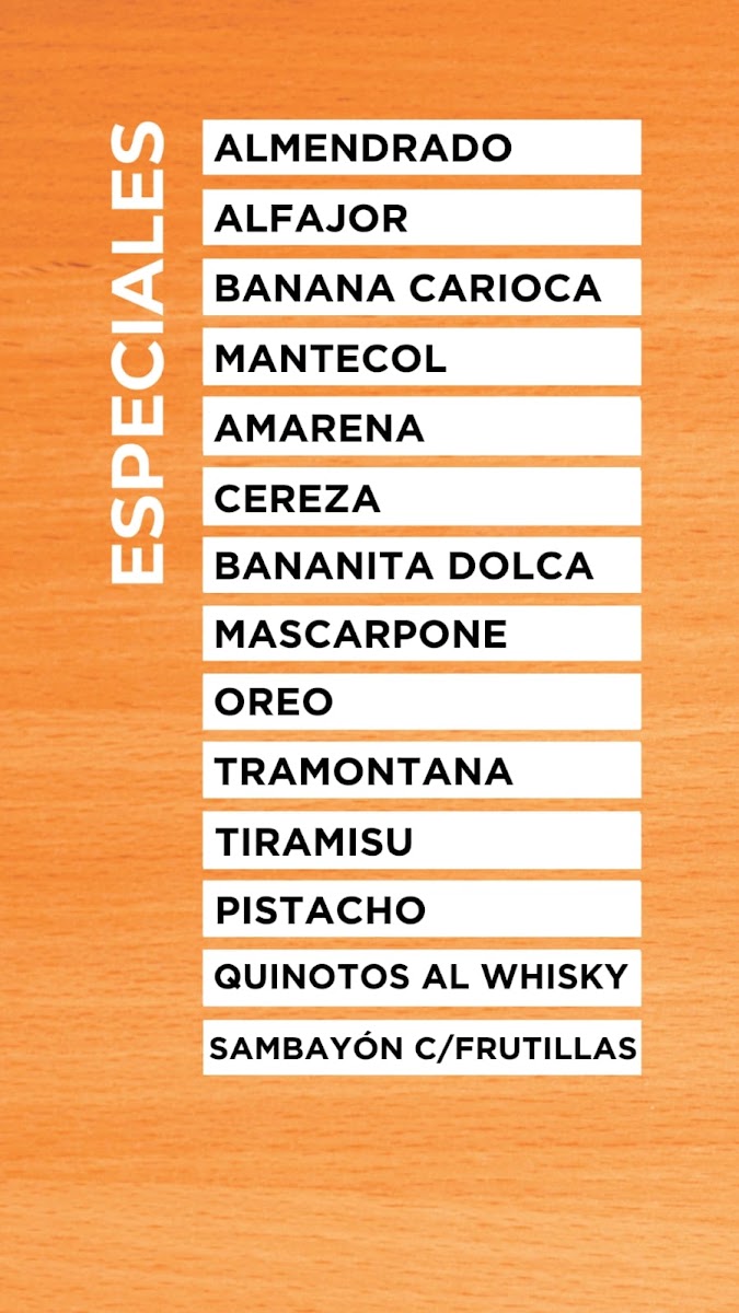 Heladeria Santa Cecilia Photo Menu 3