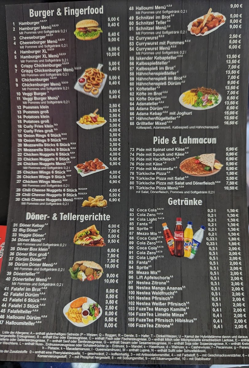 Restaurant M&D Grillhaus Photo Menu 1