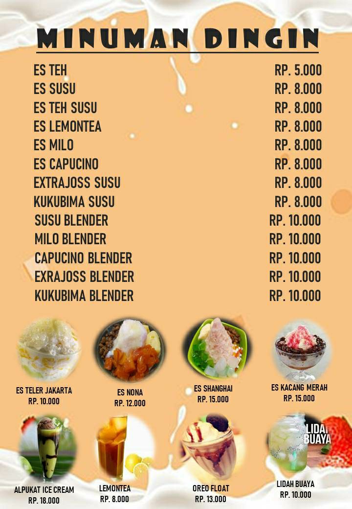 Es Teler Jakarta 2 Photo Menu 2