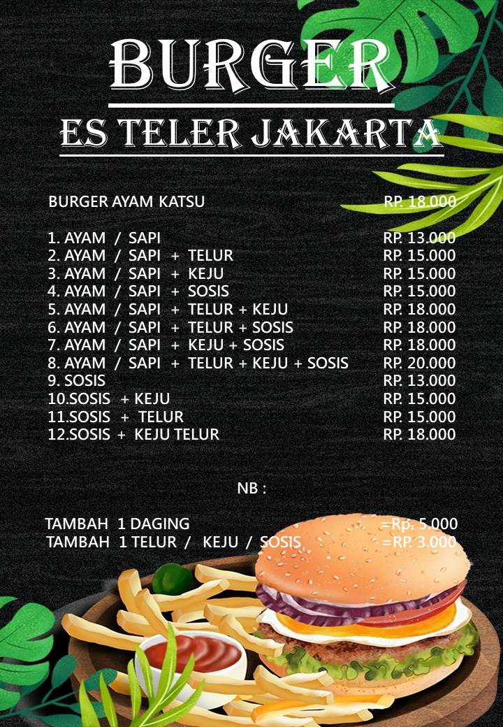 Es Teler Jakarta 2 Photo Menu 4