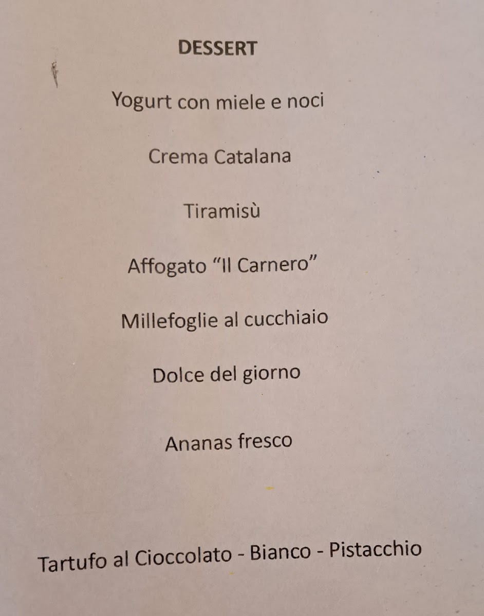 Ristorante Il Carnero Photo Menu 10