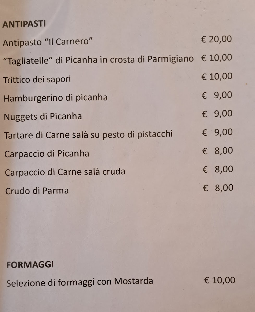 Ristorante Il Carnero Photo Menu 9
