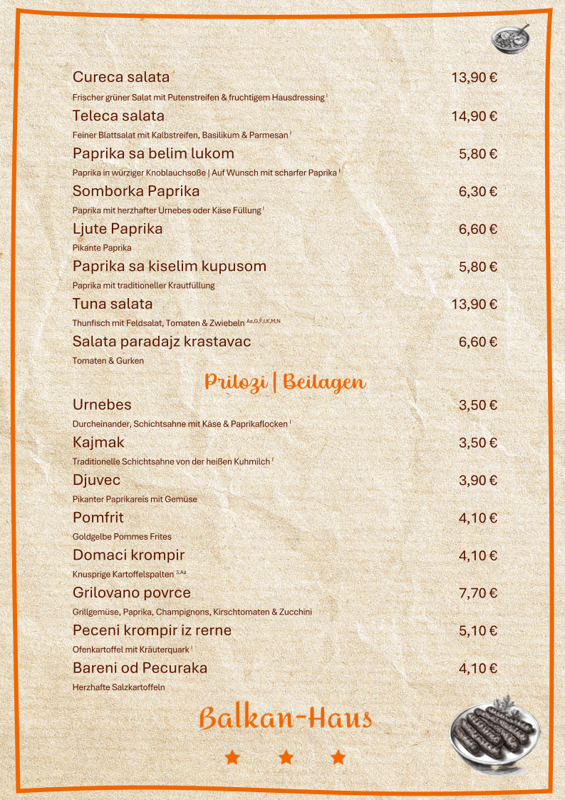 Balkan-Haus Deizisau Photo Menu 6