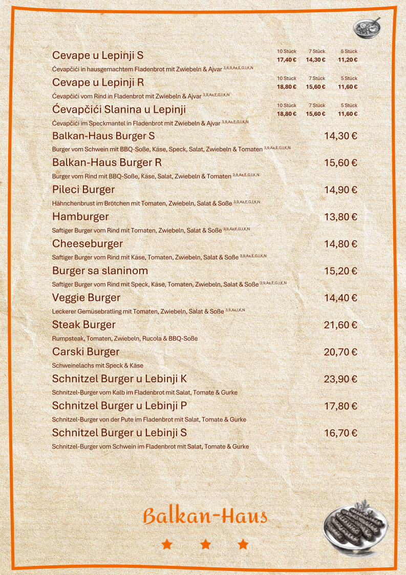 Balkan-Haus Deizisau Photo Menu 7