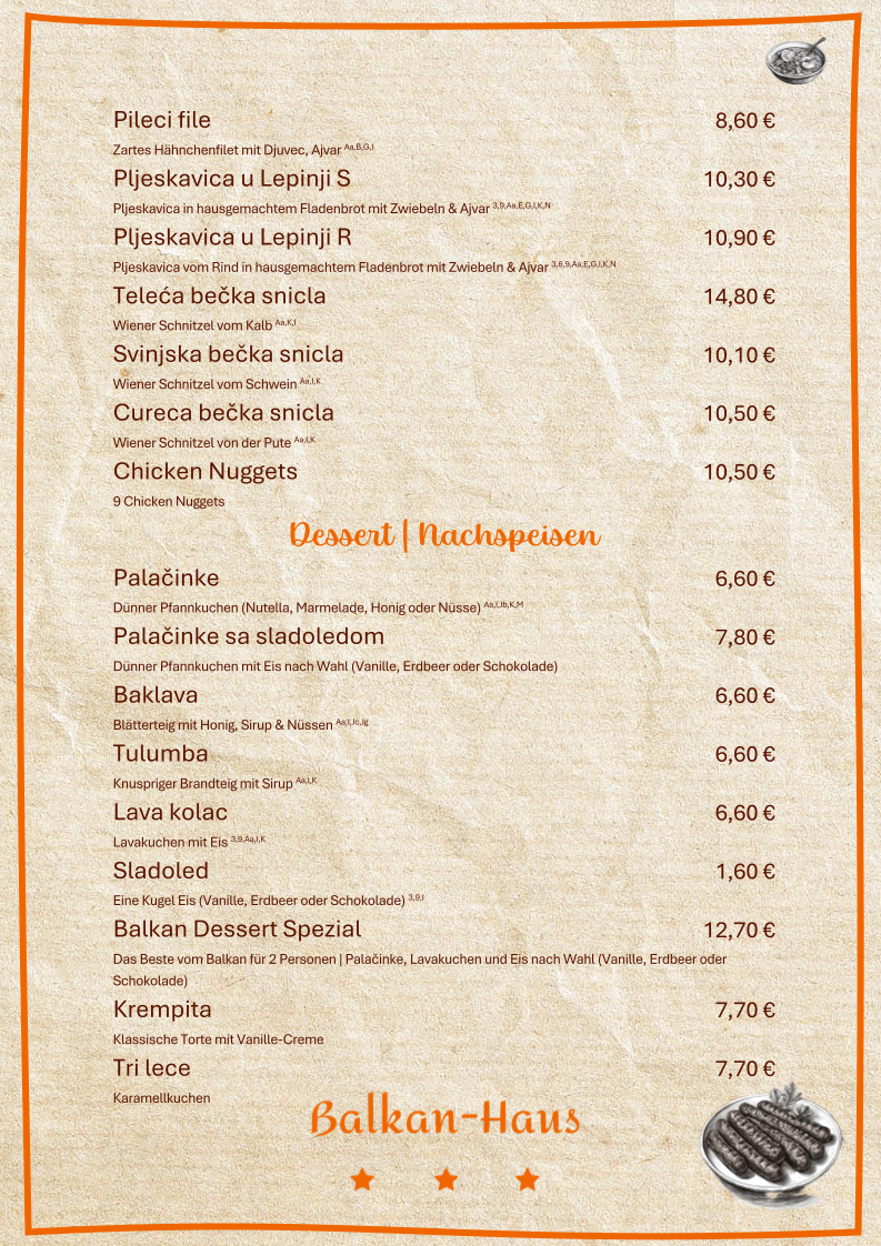 Balkan-Haus Deizisau Photo Menu 8
