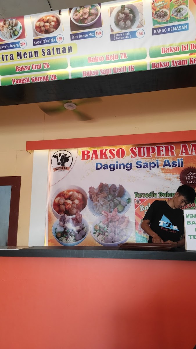 Kedai bakso SUPER AA Photo Menu 5