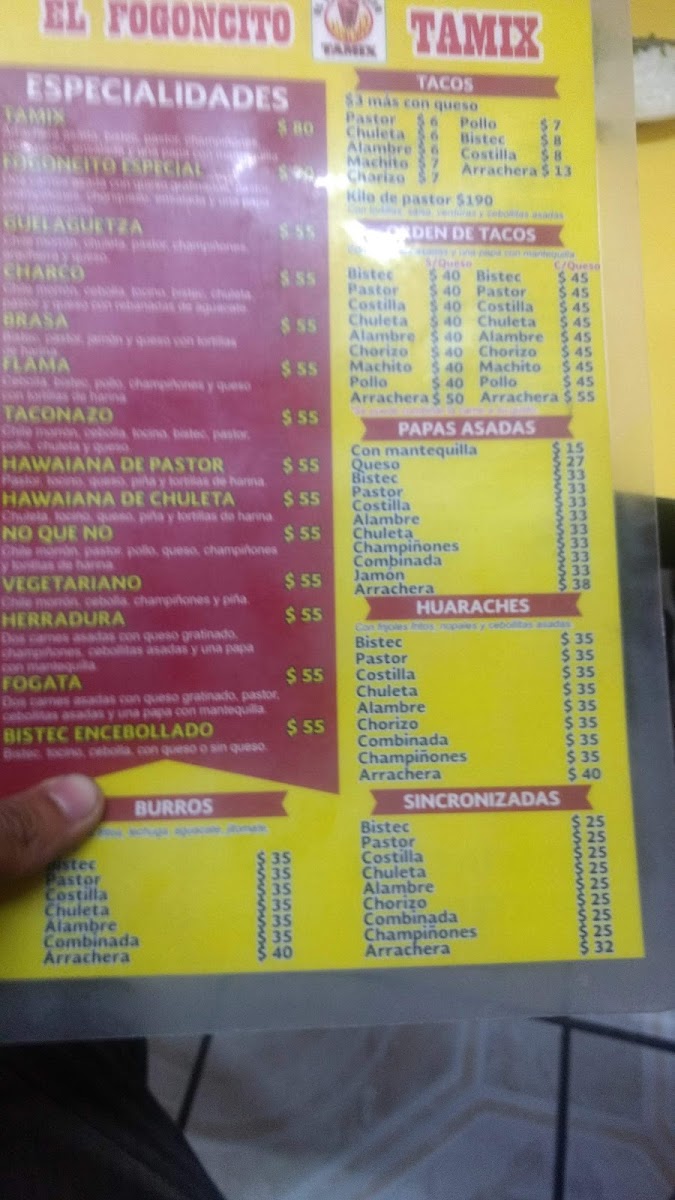 TAQUERIA TAMIX Photo Menu 8