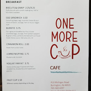 One More Cup Photo Menu 2