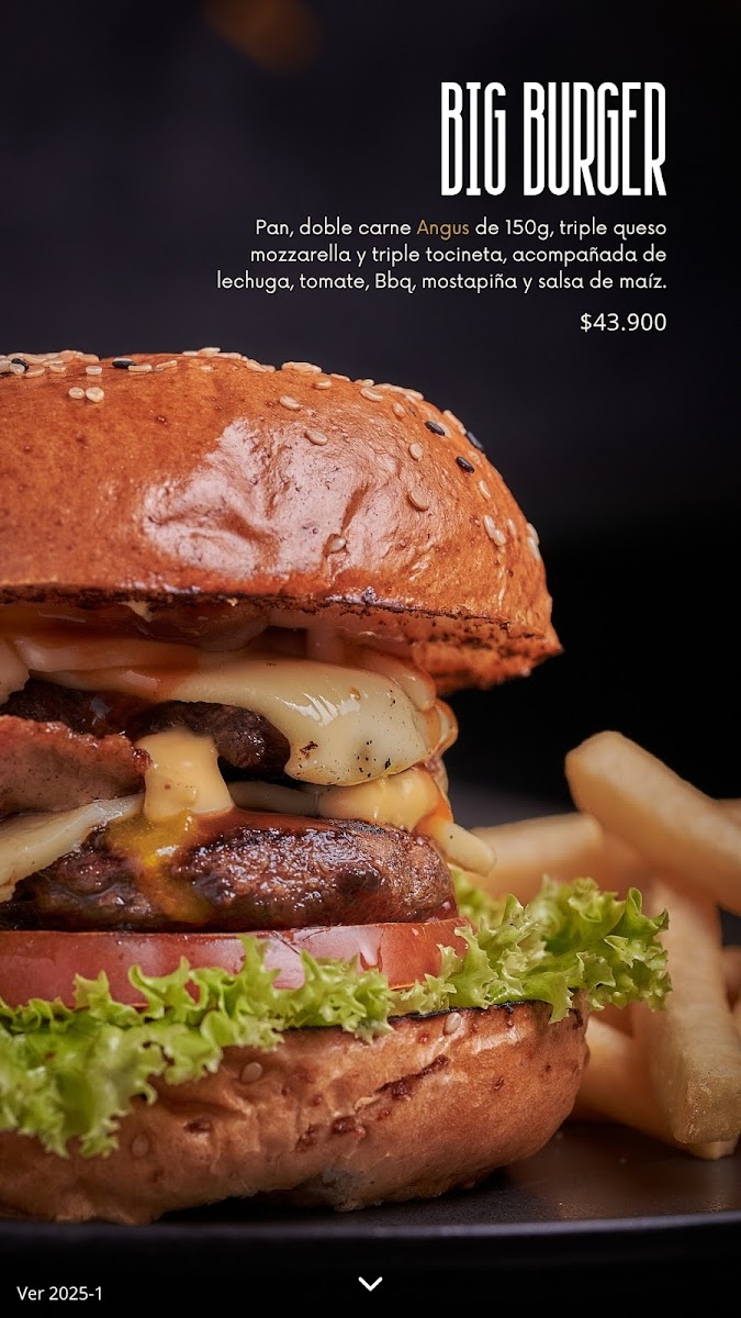 D'Kché Burger Obrero Photo Menu 2