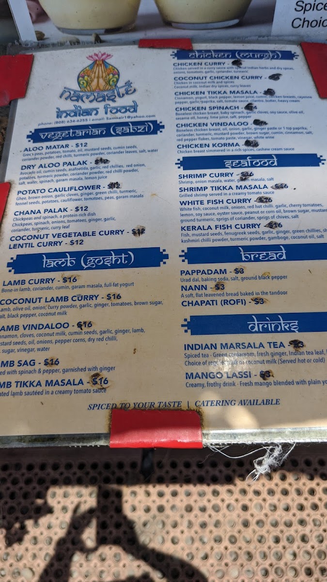 Namaste Indian Food Photo Menu 9