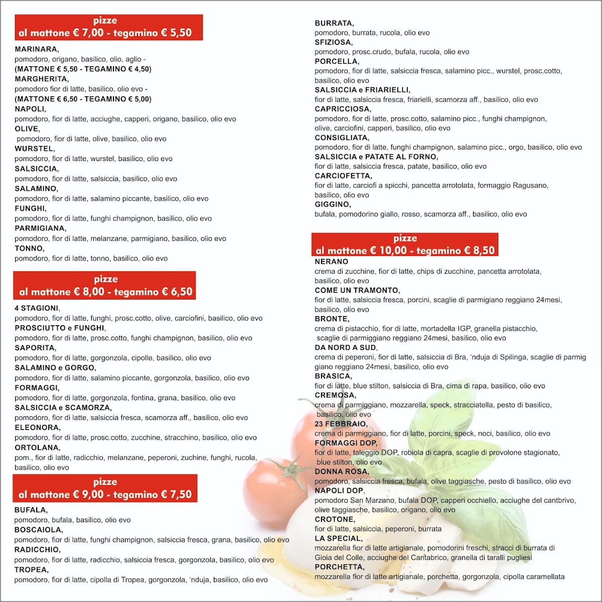 Guappo pizzeria Photo Menu 1