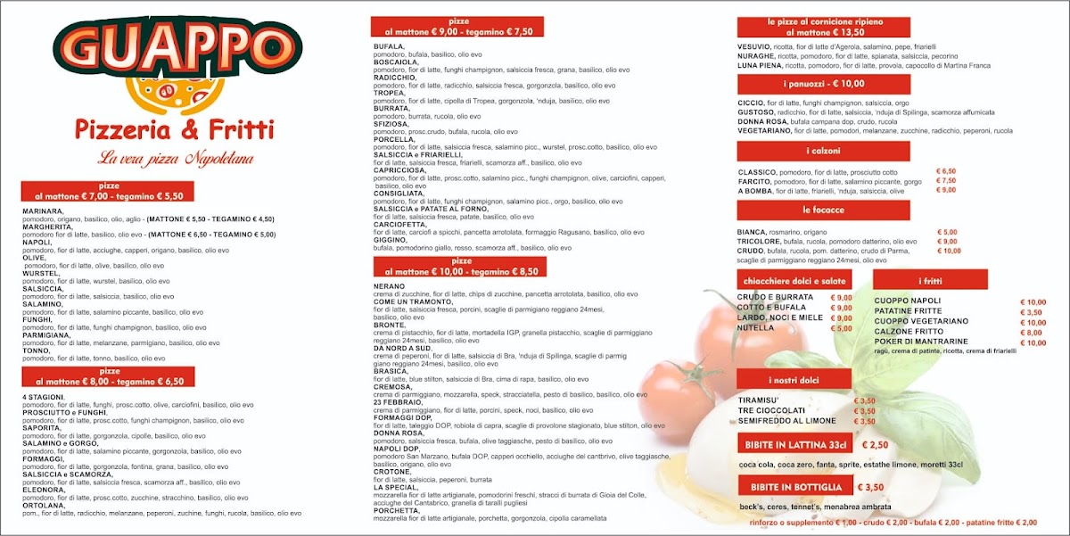 Guappo pizzeria Photo Menu 3