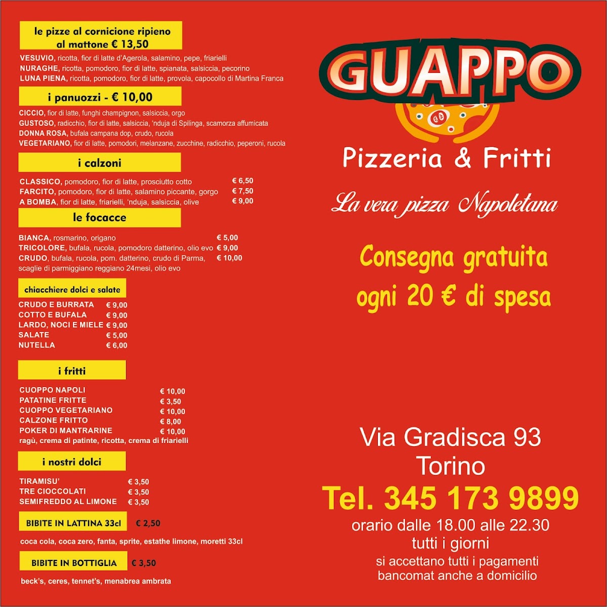 Guappo pizzeria Photo Menu 5