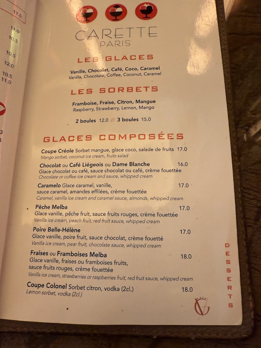 Café George V Photo Menu 10