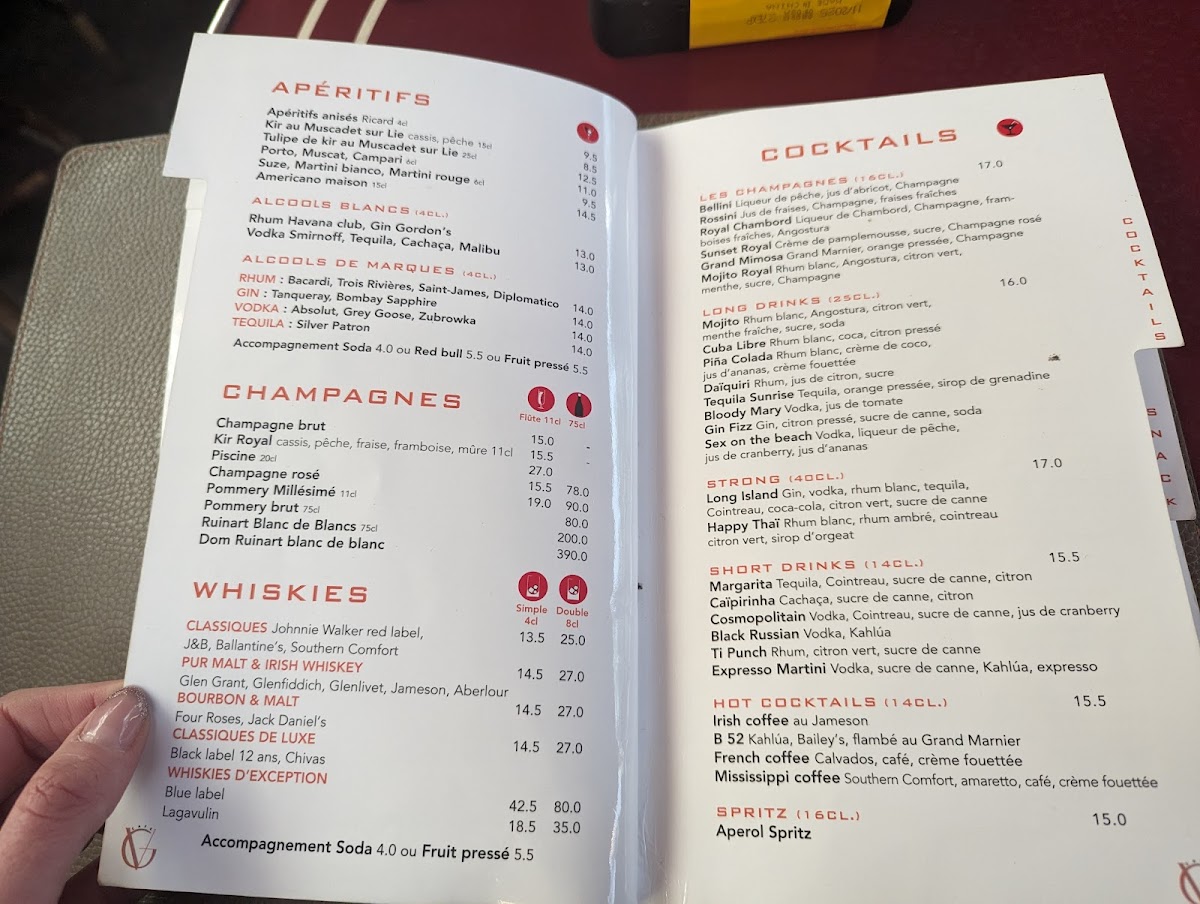Café George V Photo Menu 3