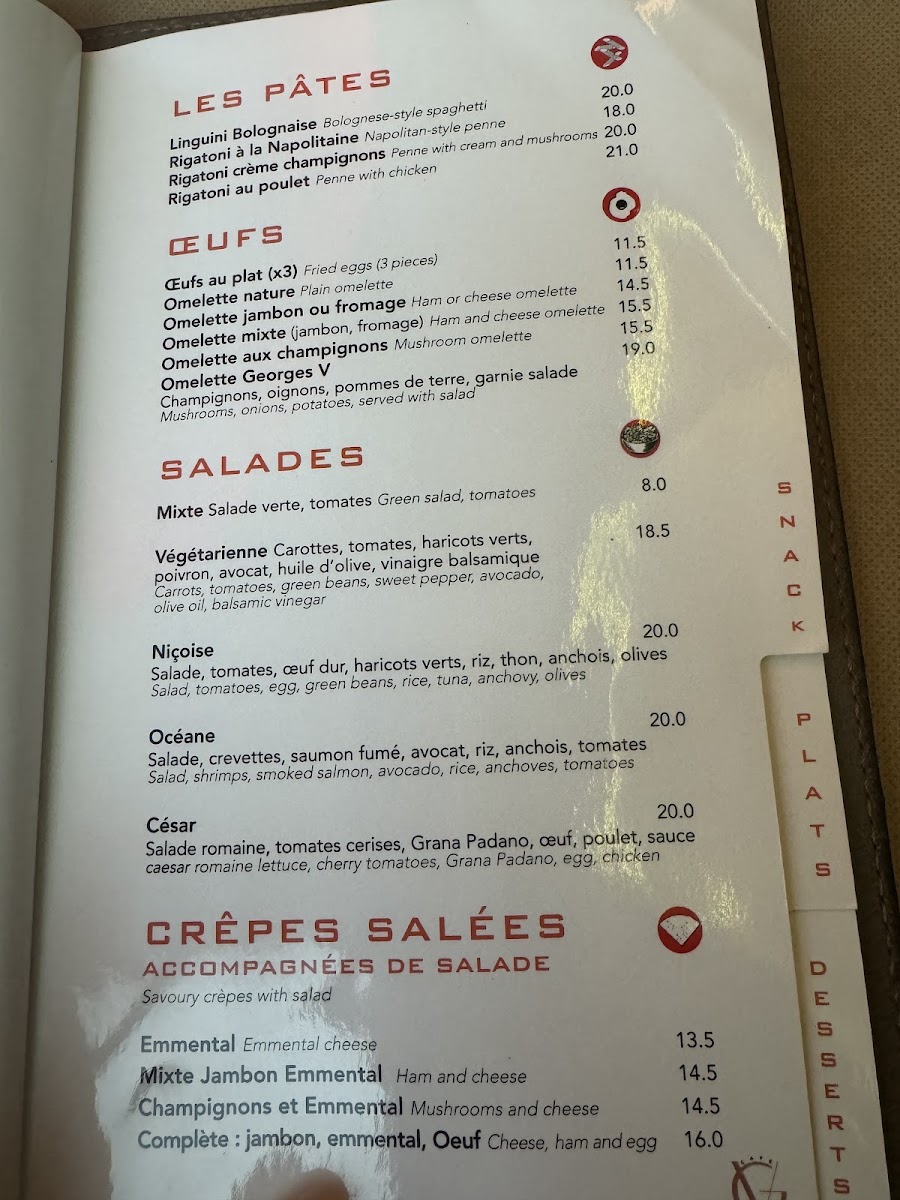 Café George V Photo Menu 9