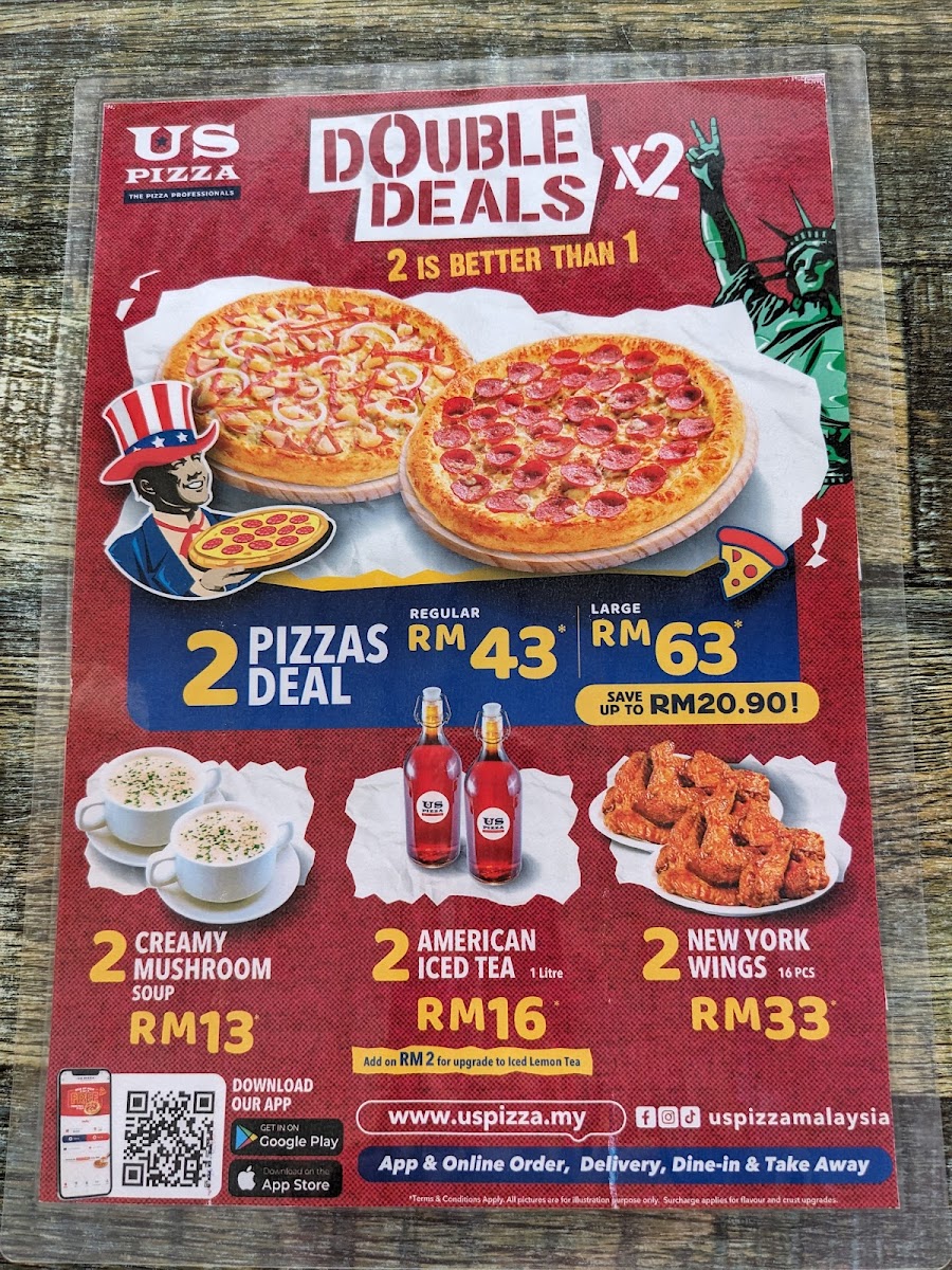 US Pizza - Greenlane, Penang Photo Menu 5