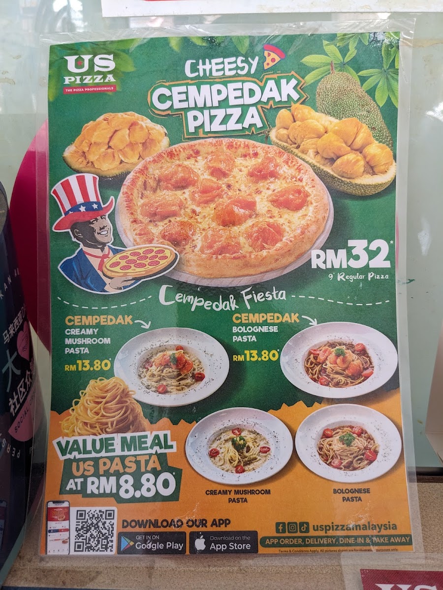 US Pizza - Greenlane, Penang Photo Menu 9