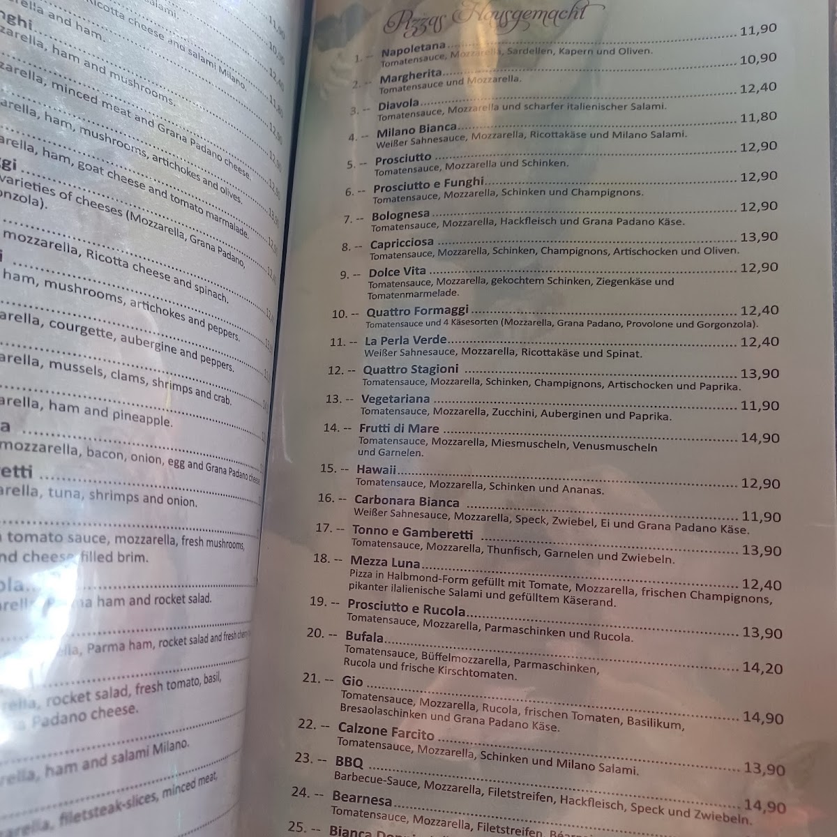 Restaurant Ritz Photo Menu 4