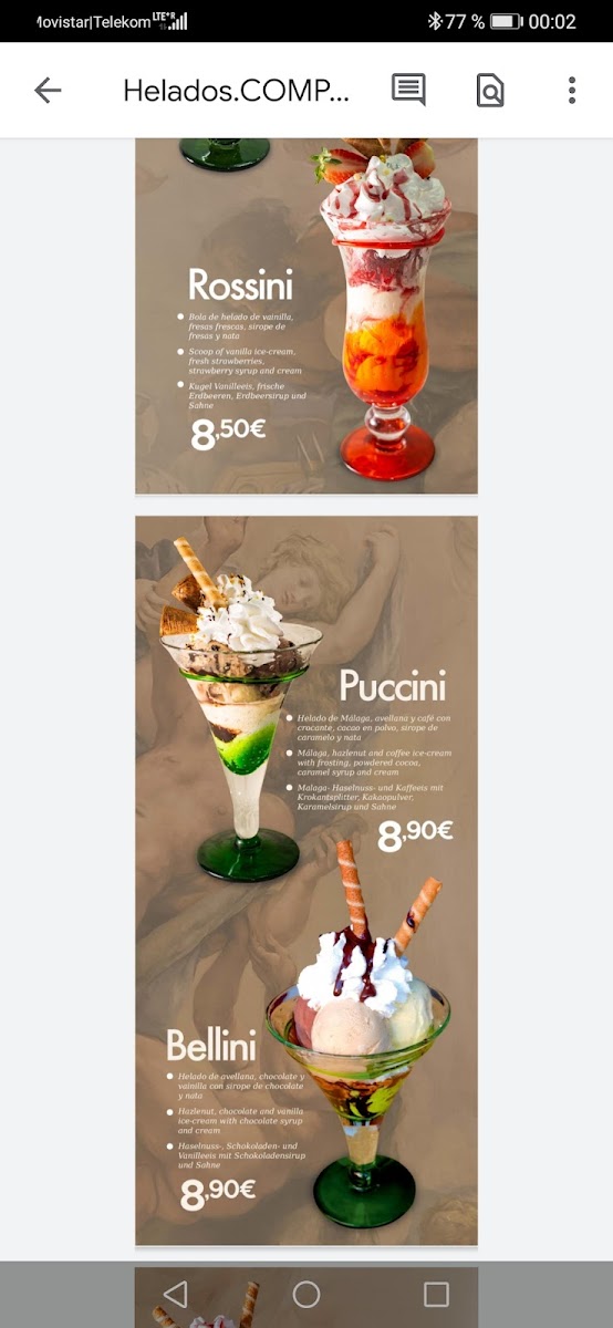 Restaurant Ritz Photo Menu 5