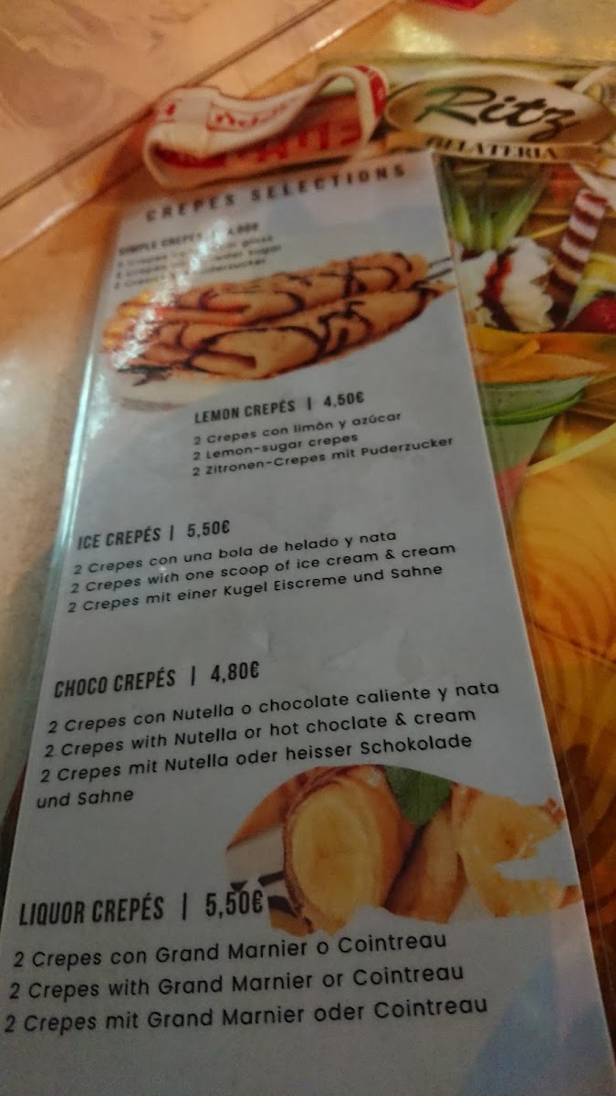 Restaurant Ritz Photo Menu 9