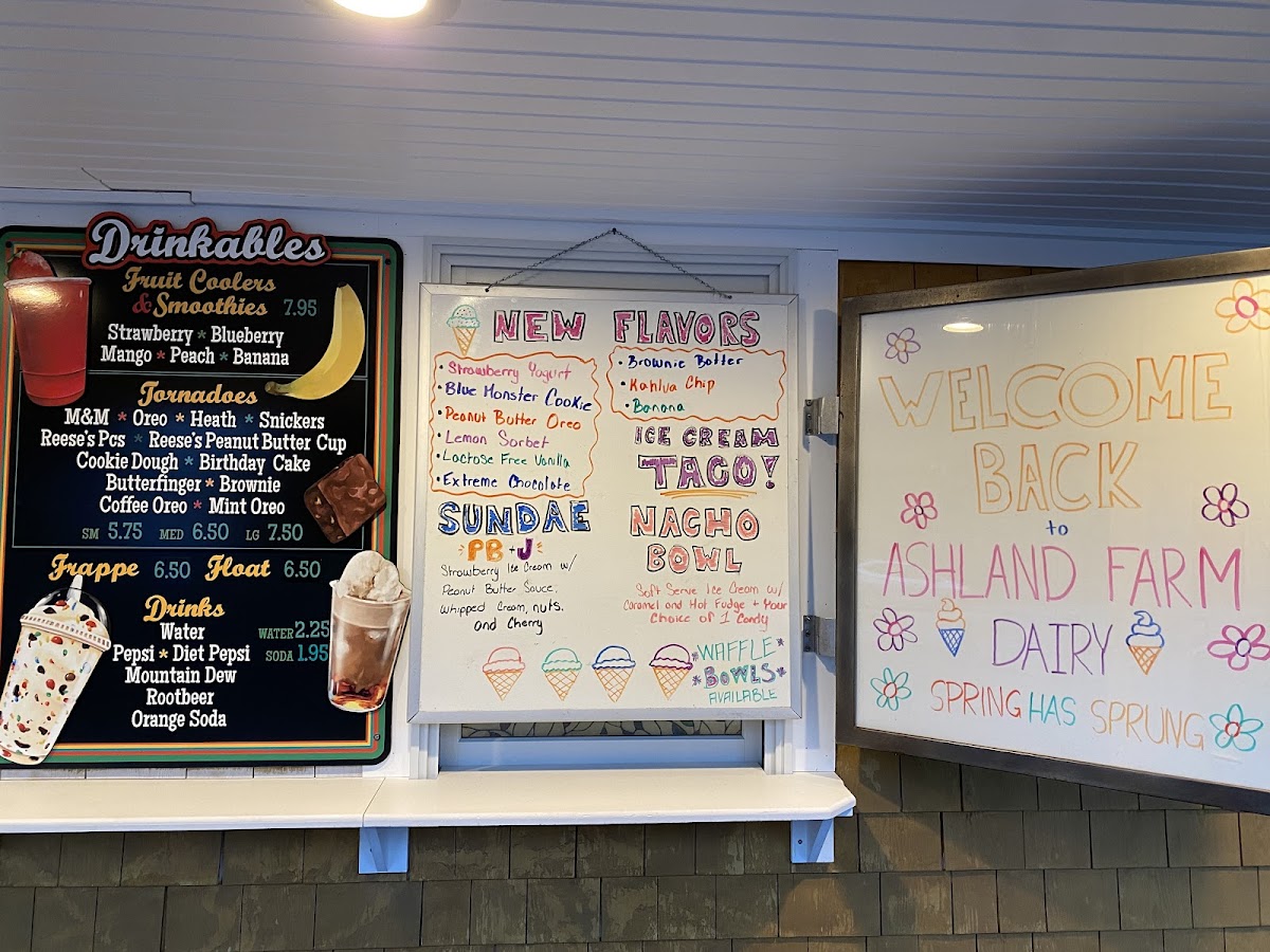 Ashland Farm Dairy Photo Menu 3