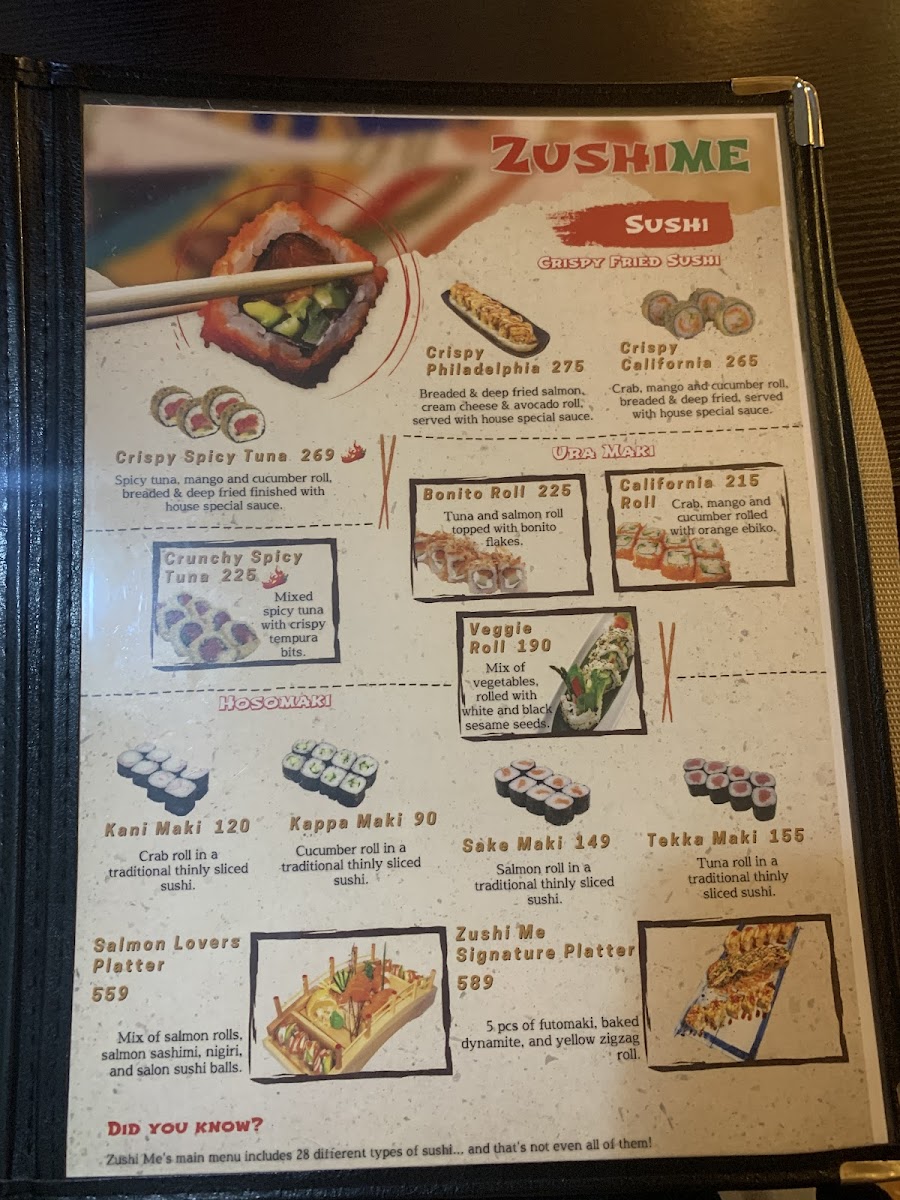 Zushi Me Photo Menu 10