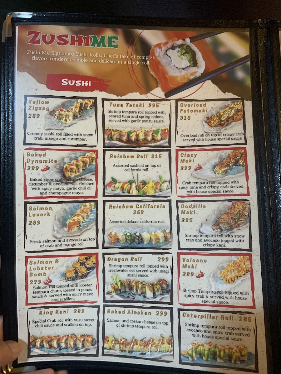 Zushi Me Photo Menu 9