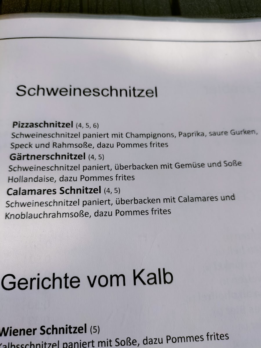 Schnitzelhaus Photo Menu 10