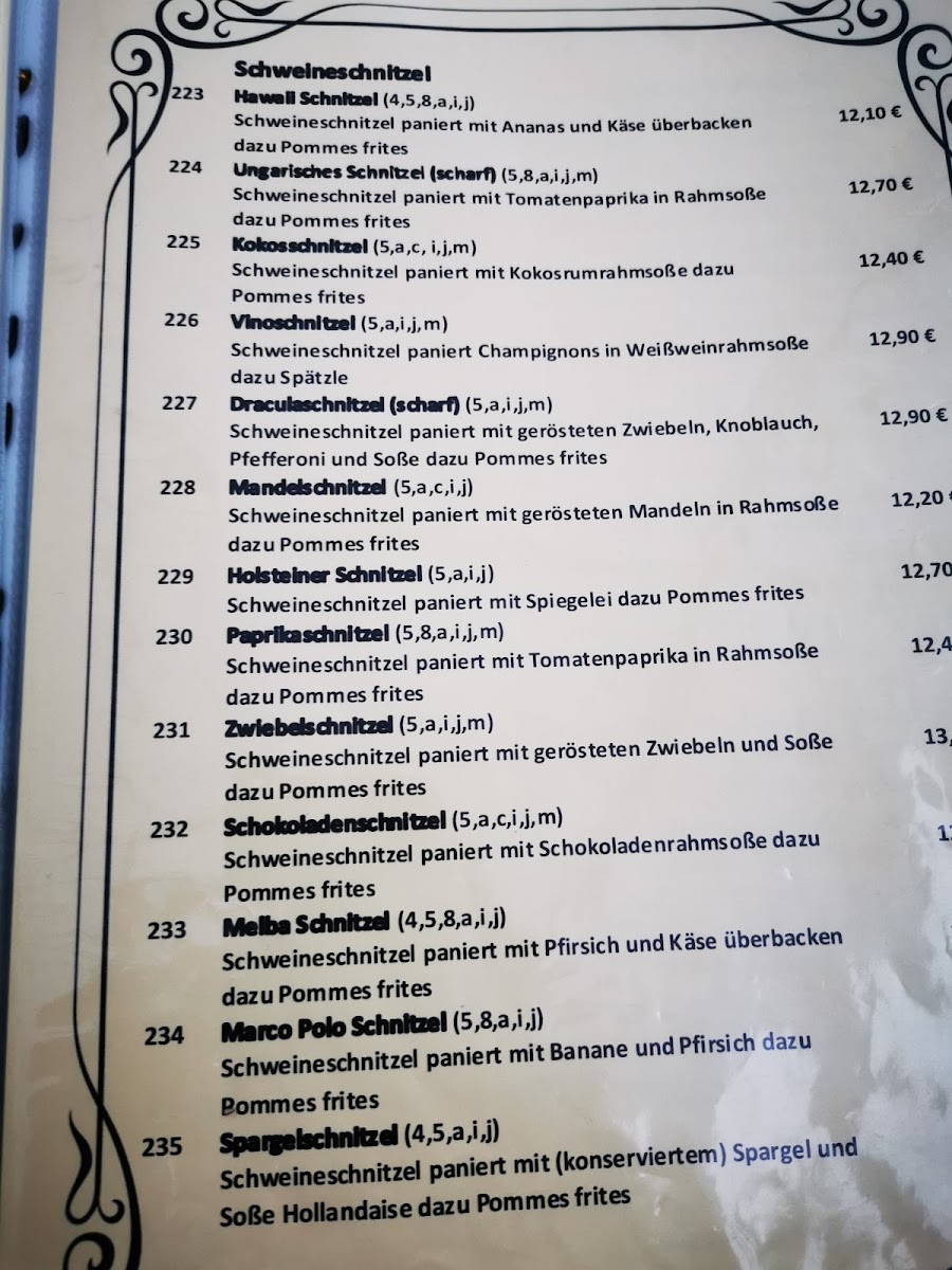 Schnitzelhaus Photo Menu 6
